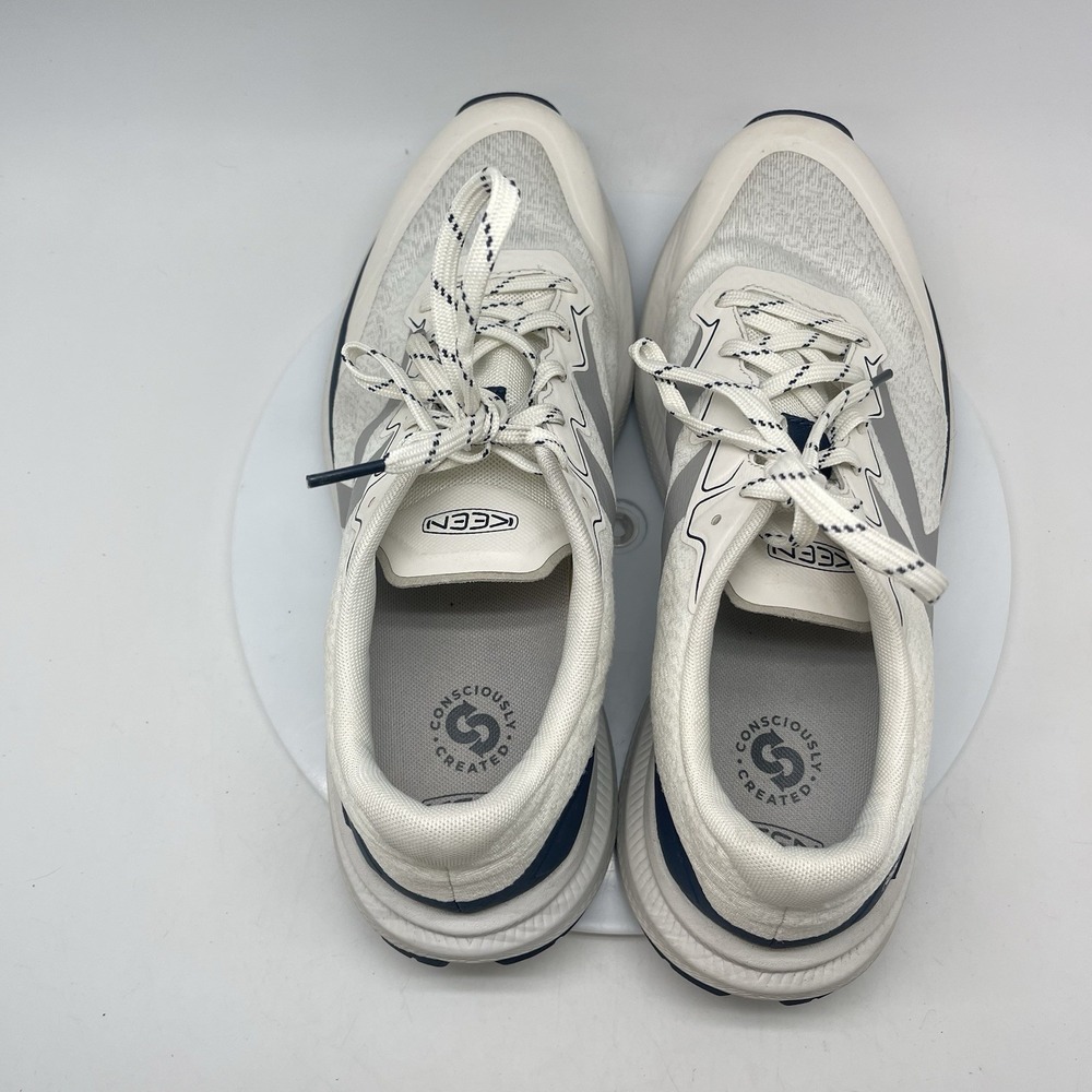 KEEN WK500 Sneakers Mens 10.5 White Navy Athletic Running Casual Shoes 1030325 - Picture 5 of 10